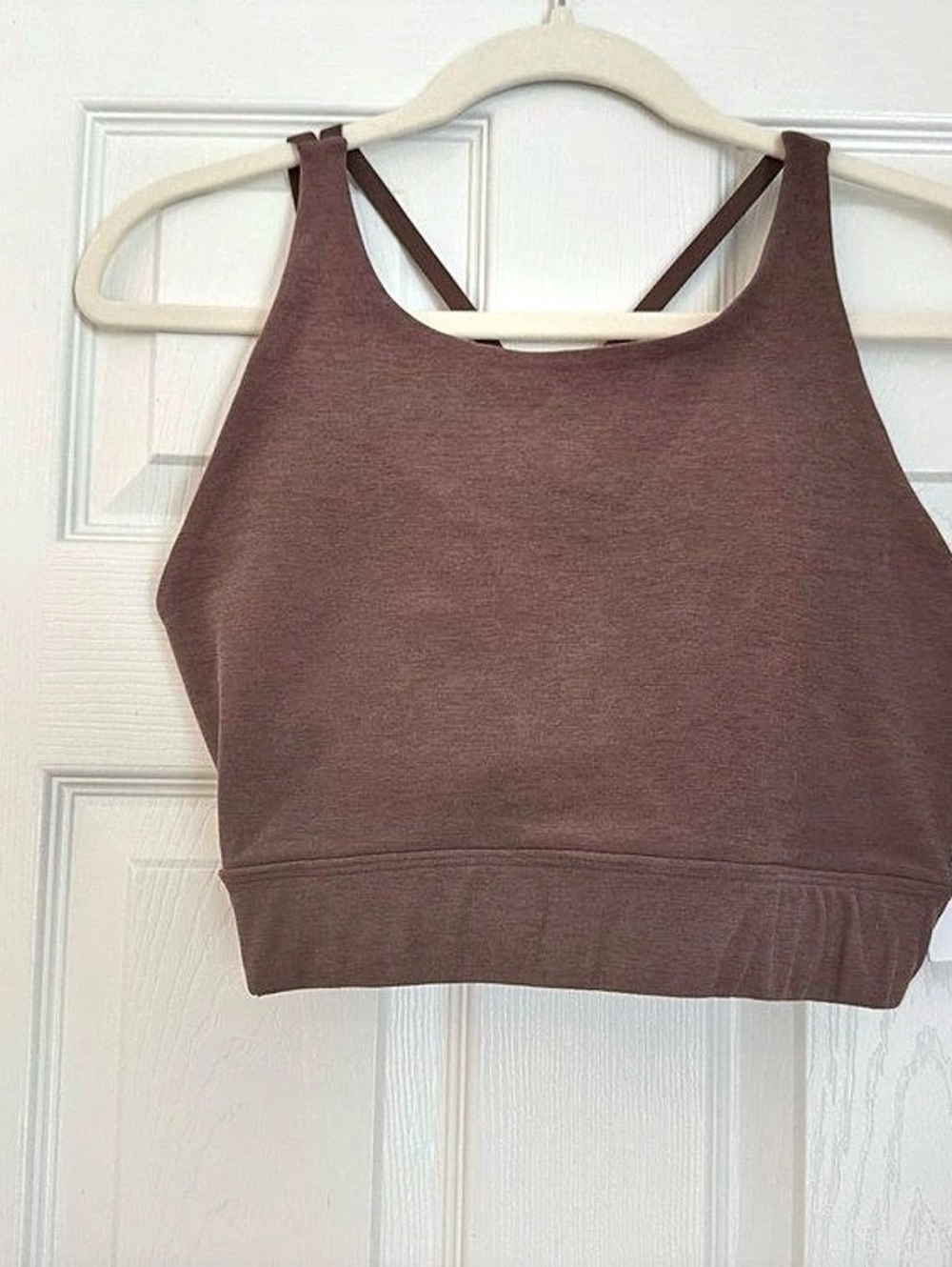Beyond Yoga SD0306 Brown Cropped Athletic Top Size Large NWT
